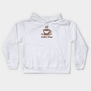 Coffee time Kids Hoodie